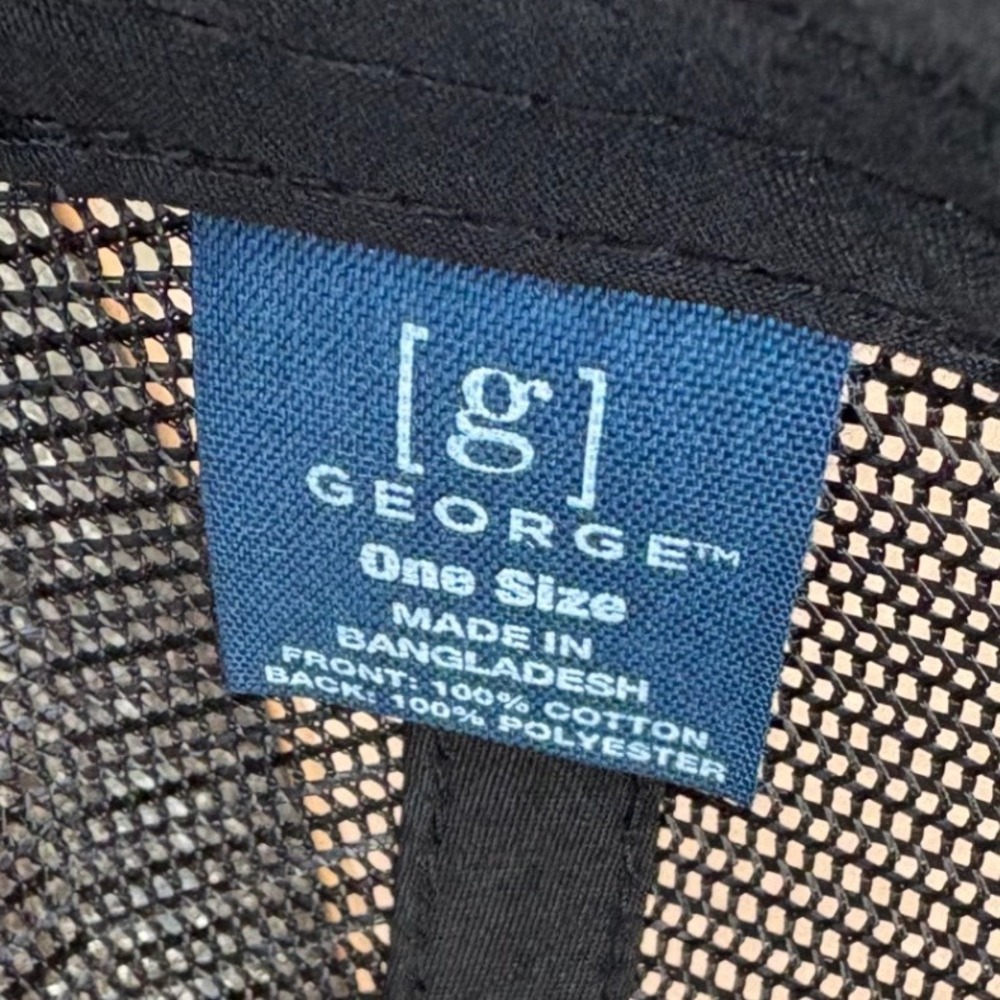 George Mens Bigfoot Sasquatch Trucker Hat Black Sunset Forest Patch Snapback - Picture 8 of 8